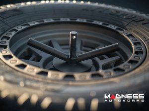 Jeep Gladiator Tire Carrier - Adjustable - In-Bed by DV8 Jeep Gladiator Tire Carrier - Adjustable - In-Bed by DV8